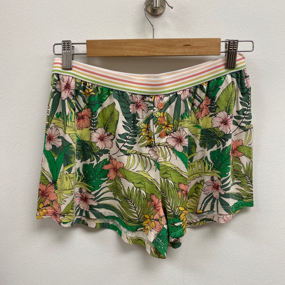 Tropical Print Pj Shorts PJ SALVAGE XS Palm floral pajamas